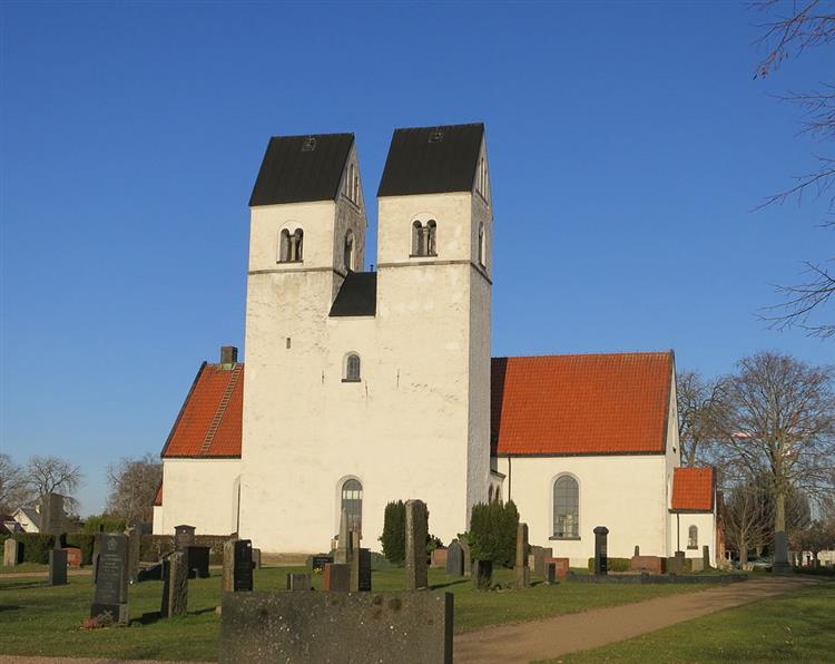 Färlöv Church, Sweden, 1180 - Романская архитектура