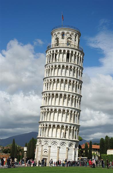Leaning Tower of Pisa, Italy, c.1173 - Romanesque Architecture