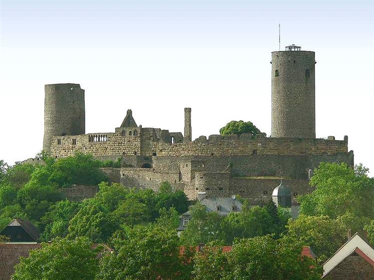 Münzenberg Castle, Germany, c.1150 - Романская архитектура