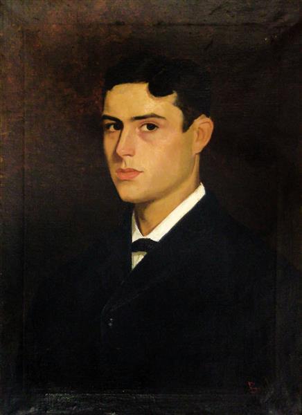 Portrait Of Miquel Llambías Adrover, 1883 - Joan Brull
