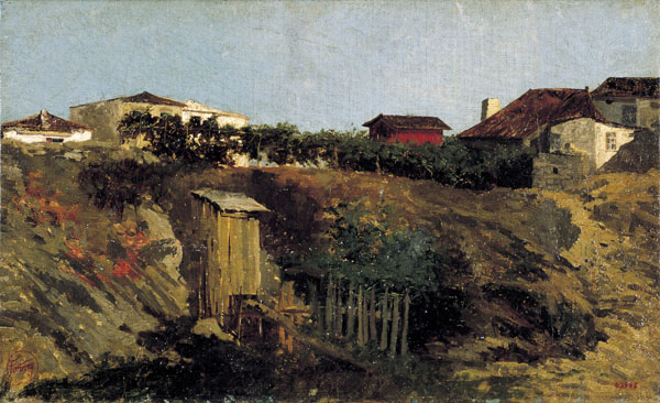 Landscape of Portici - Mariano Fortuny
