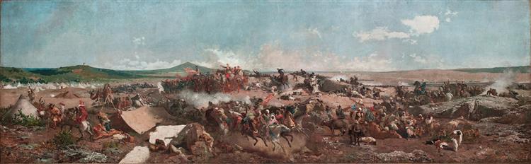The Battle of Tetouan, 1864 - Мариано Фортуни