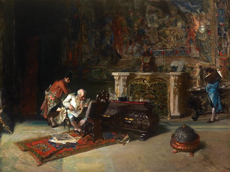 The stamp collector - Mariano Fortuny