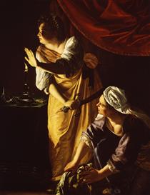 Judith and Her Maidservant with the Head of Holofernes - Артемизия Джентилески