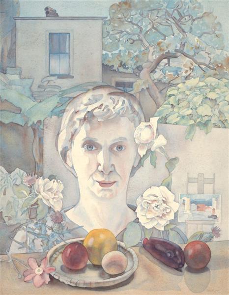 Self Portrait with Fruit, 1961 - Rita Angus