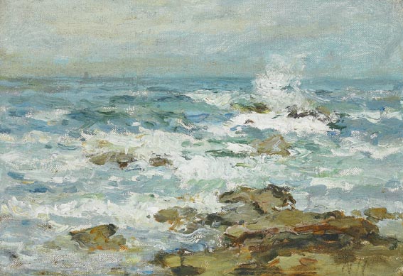 ROCKS AND SURF - Nathaniel Hone the Younger