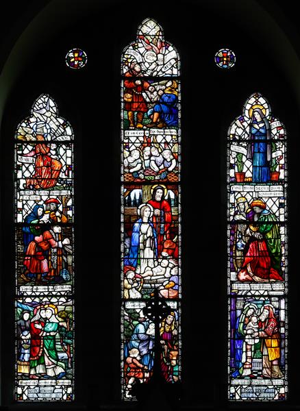 Loughrea St. Brendan's Cathedral. Nativity in Nine Scenes, c.1908 - Sarah Purser