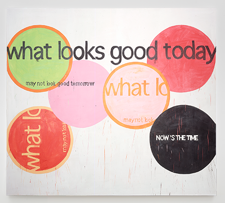 What Looks Good Today May Not Look Good Tomorrow, 2000 - Michel Majerus