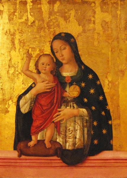 Madonna Col Bambino, 1483 - Антоніаццо Романо