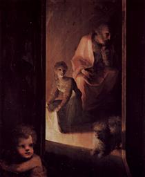 Birth of the Virgin (detail) - Domenico Beccafumi