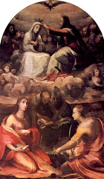 Coronation of Mary - Beccafumi