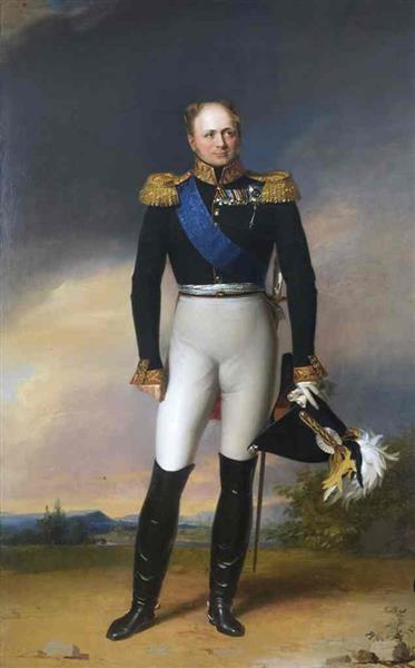 Portrait of Emperor of Russia Alexander I of Russia, 1826 - George Dawe
