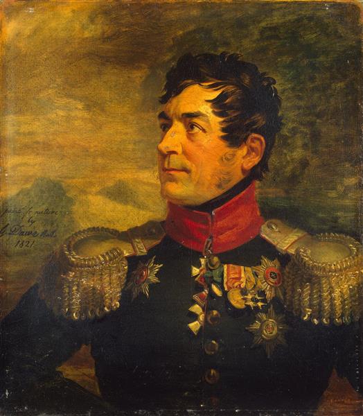 Portrait of Georgiy Emmanuel, Russian General, 1825 - Джордж Доу