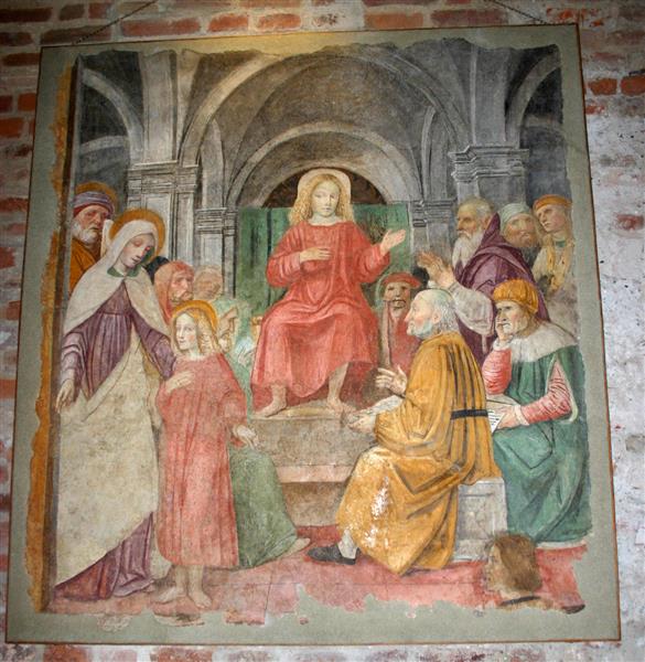 Jesus among the Doctors of the Temple - Ambrogio Bergognone
