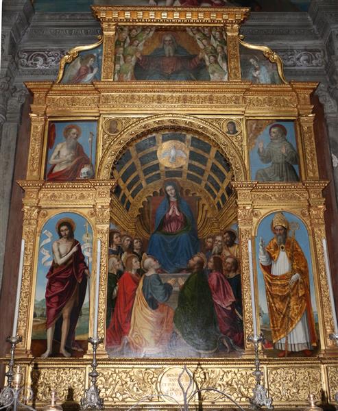 Polyptych in Santo Spirito (Bergamo), 1507 - Ambrogio Bergognone