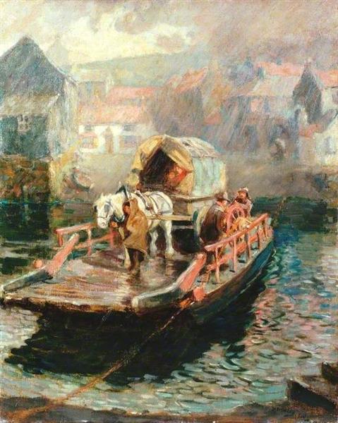 Hylton Ferry, 1910 - Ralph Hedley
