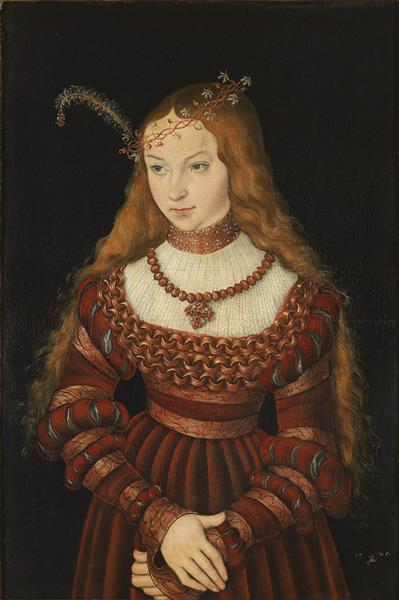 Princess Sibylle of Cleve, 1526 - Lucas Cranach l'Ancien