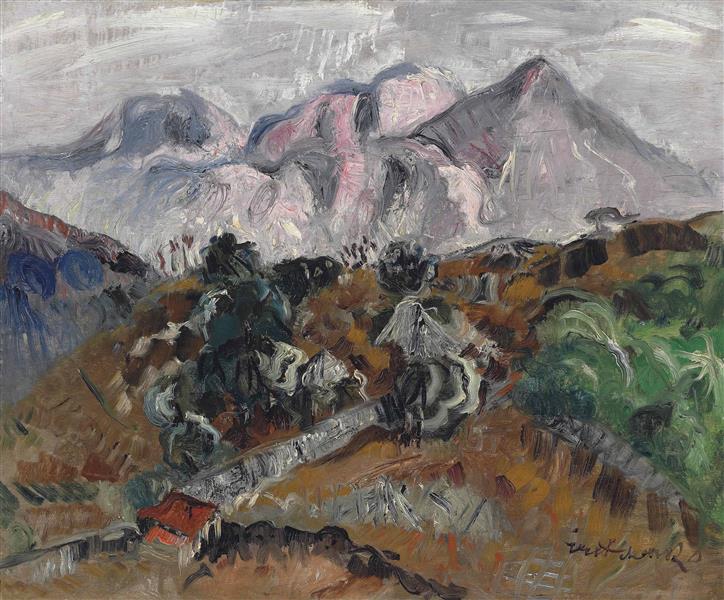 Mountainous Landscape - Алексей Васильевич Грищенко