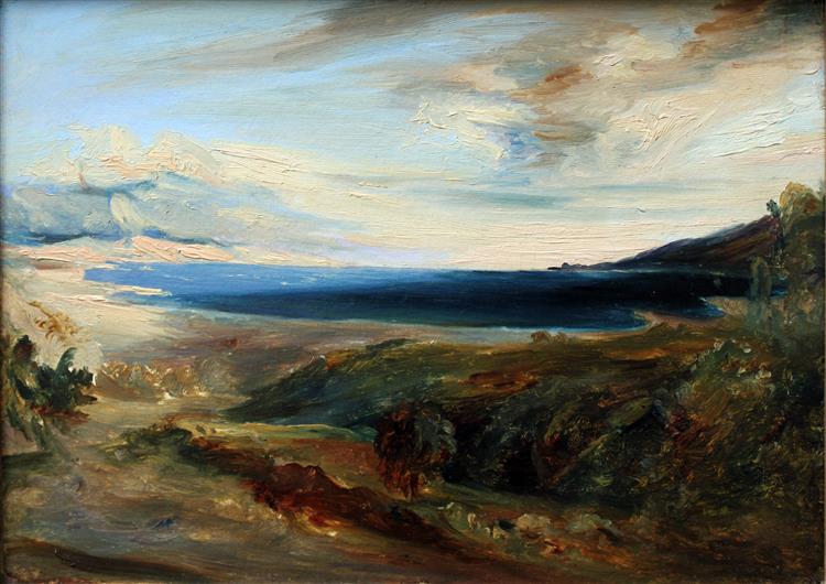 Italian Bay, 1829 - Карл Блехен
