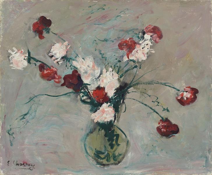 Bouquet of Flowers in a Vase, c.1925 - Émilie Charmy