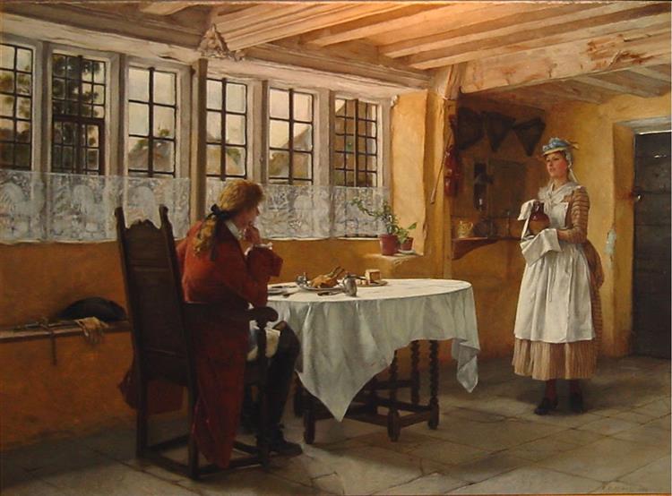 At the Inn, 1884 - Francis Davis Millet
