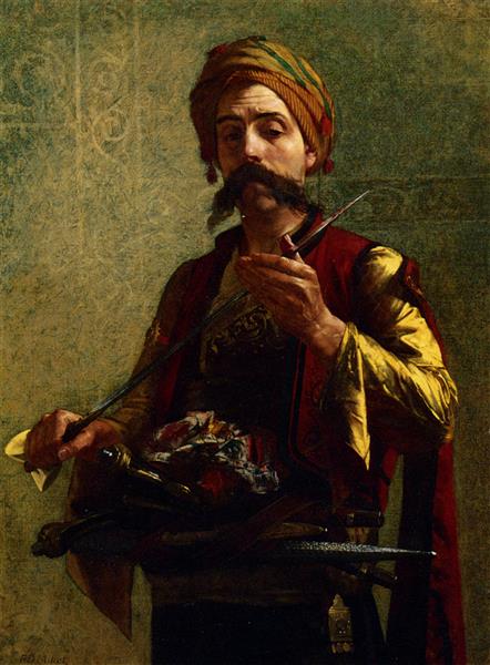The Turkish Soldier, 1878 - Francis Davis Millet
