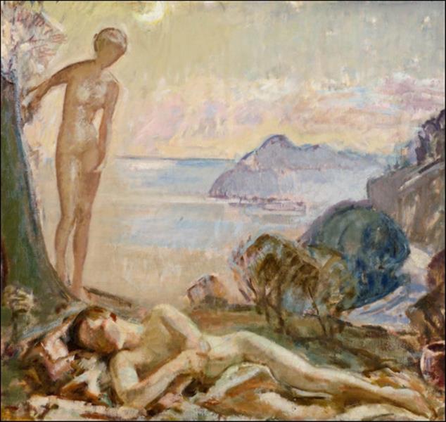 Diana and Endymion, 1921 - Магнус Енкель