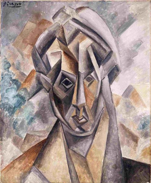 Portrait of Fernande Olivier, c.1909 - Pablo Picasso