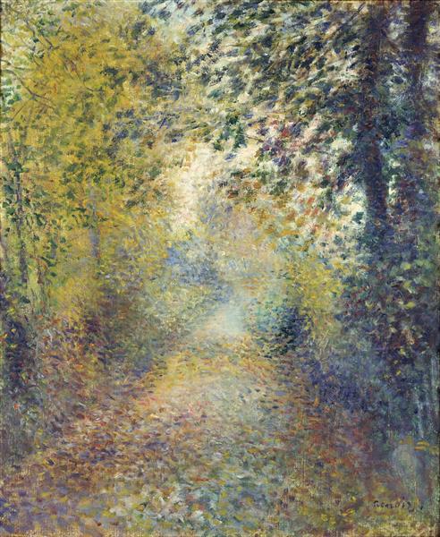 In the Woods, c.1880 - Auguste Renoir