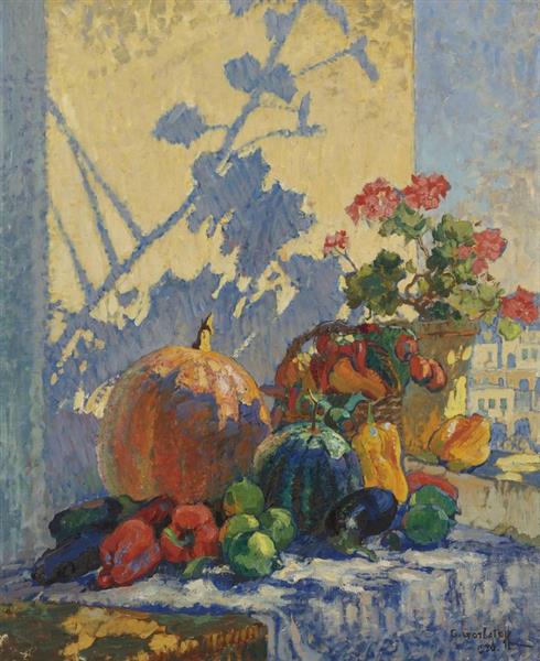 Still Life. Capri, 1938 - Konstantin Ivanovich Gorbatov