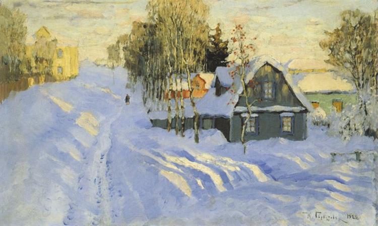 Winter Landscape, 1922 - Konstantin Ivanovich Gorbatov