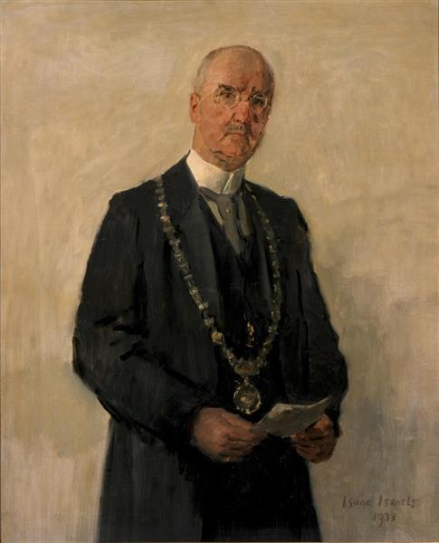 Portrait of J.P. Fockema Andreae, 1933 - Isaac Israels