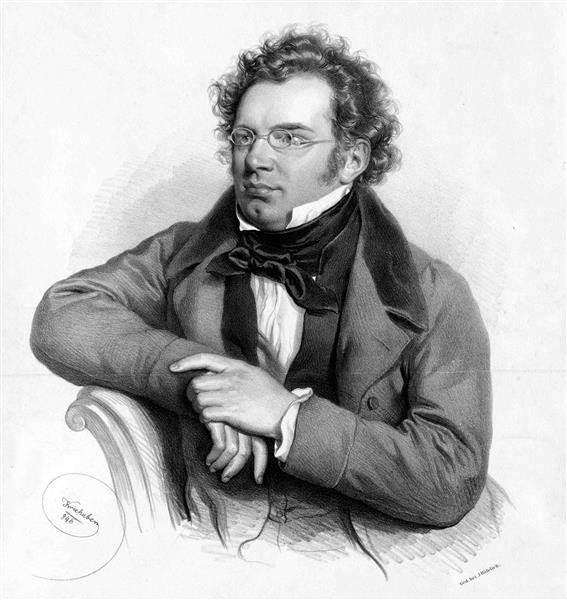 Franz Schubert, 1846 - Josef Kriehuber