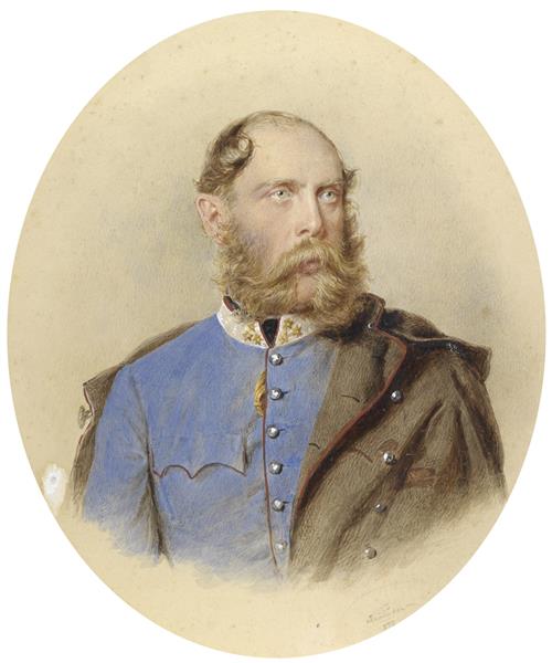 Portrait of Archduke Carl Ludwig, 1872 - Josef Kriehuber