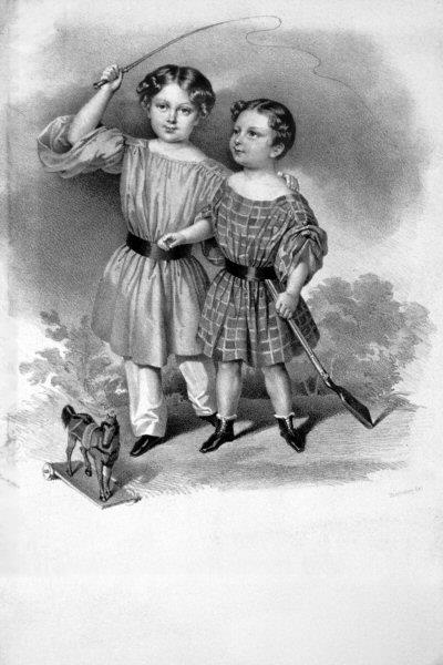 Rudolf and Emmerich Count Chiotek von Chotkowa and Wognin, 1840 - 约瑟夫·克里胡贝尔