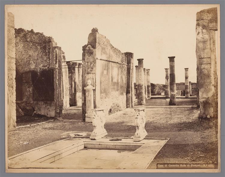 House of Cornelio Rufo of Pompeii, 1865 - Roberto Rive