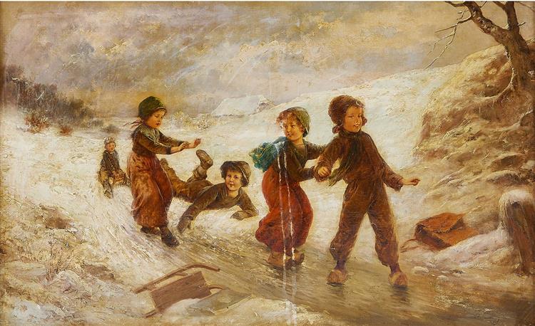 Winter, 1875 - Augustus Edwin Mulready