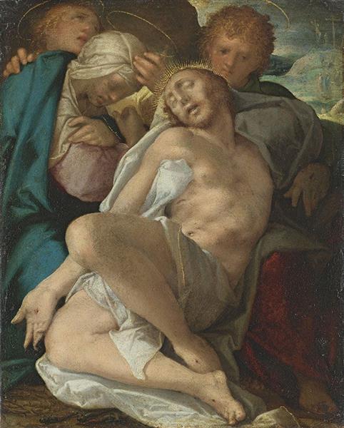 Lamentation of Christ, c.1576 - Бартоломеус Спрангер
