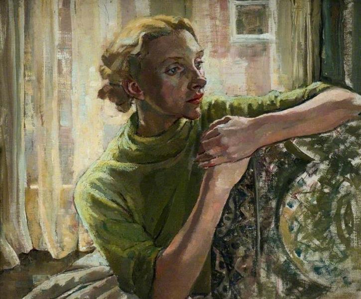 At a Sunny Window - Ethel Léontine Gabain