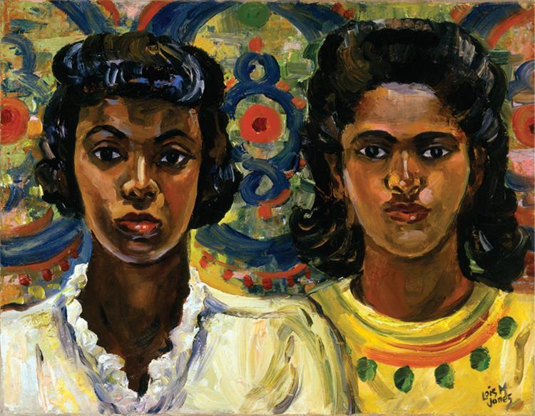 Two Women, 1950 - Lois Mailou Jones