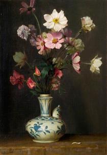 Flowers in a Persian Bottle - William Logsdail