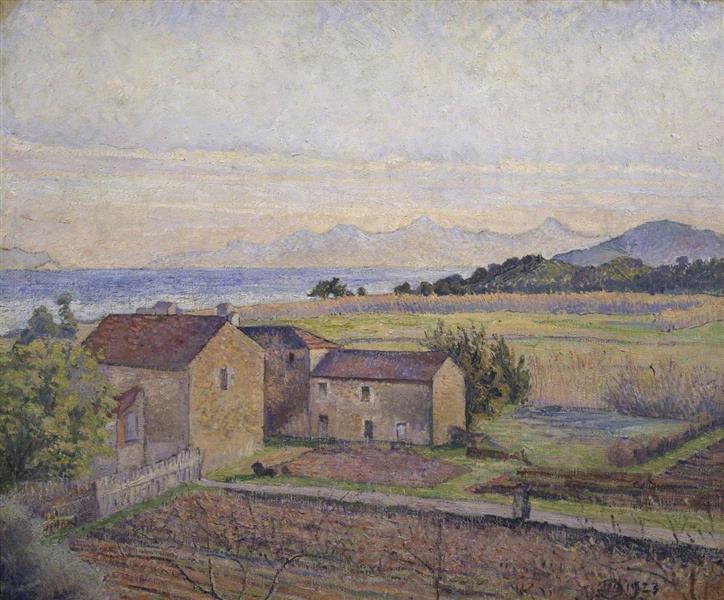 Rade De Bormes, 1923 - Lucien Pissarro