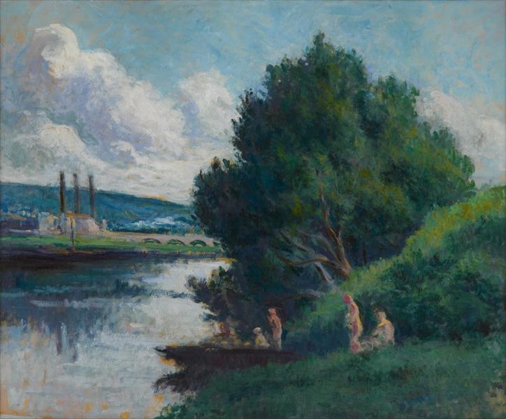 Bords De Seine, 1925 - Maximilien Luce