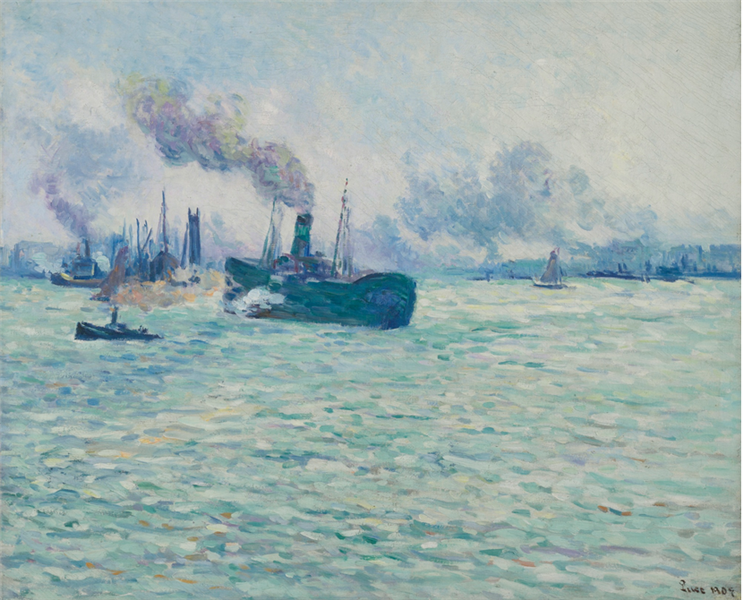 Rotterdam, Scène De Port, 1907 - Maximilien Luce