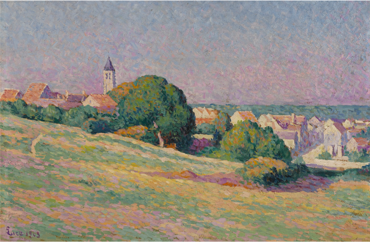 View Of Méréville, 1903 - Maximilien Luce