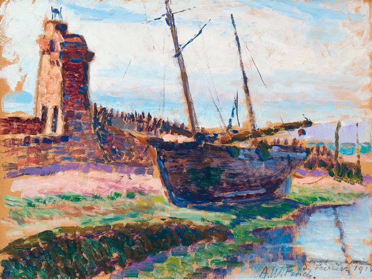 By the Shore, 1915 - Альфред Вильям Финч