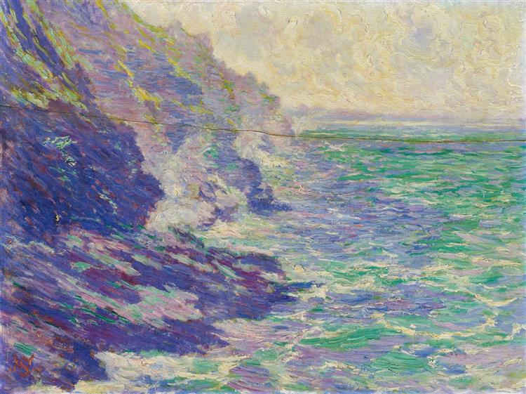 Landscape by the sea, 1904 - Willy Schlobach
