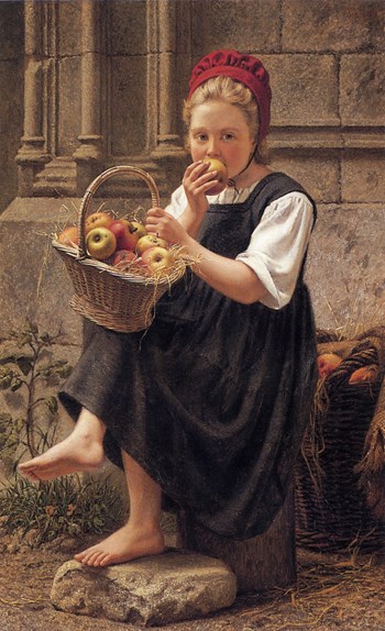 The Apple Girl - Charles Victor Thirion