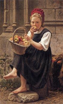 The Apple Girl - Charles Victor Thirion