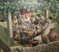 The Last Supper - Sliman Mansour
